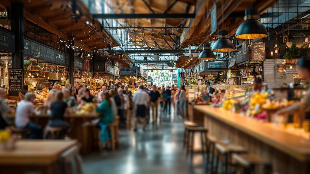 La transformation de l'ancien hôpital en village gastronomique