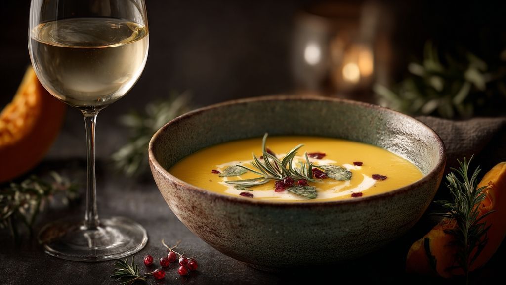 L’accord parfait entre vin et soupe de potiron