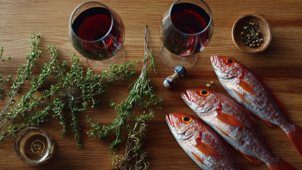 L’art de choisir le bon vin avec le rouget barbet