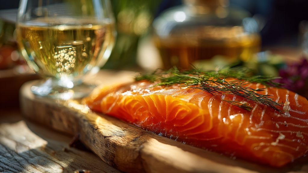 Le vin et le saumon, un autre duo gagnant