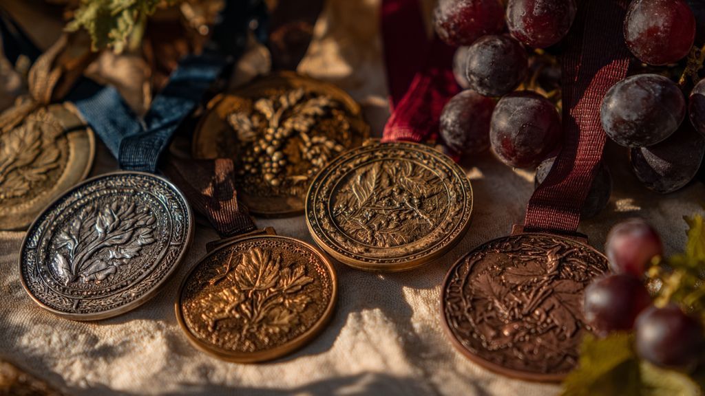 Les différents types de médailles dans le monde du vin