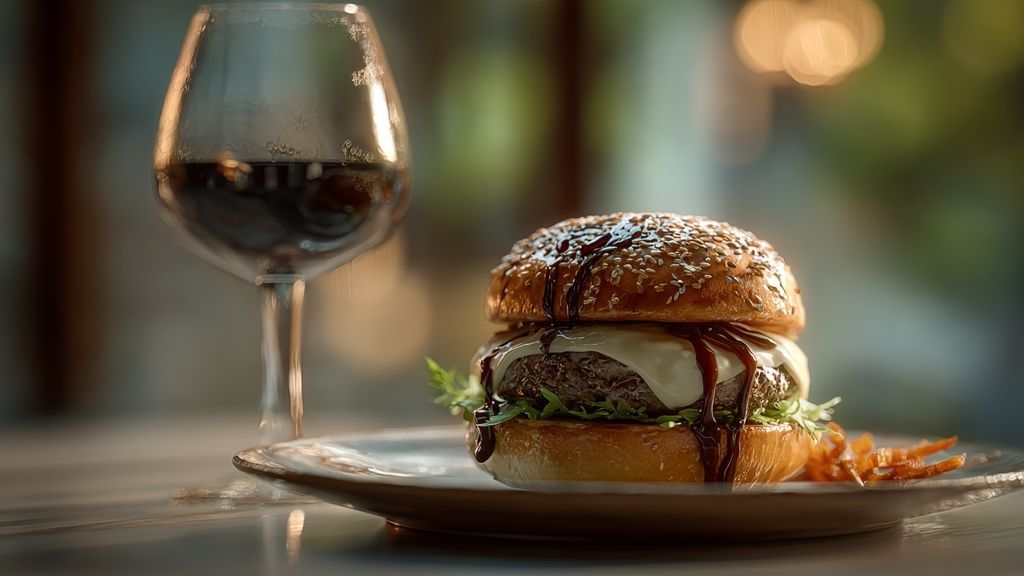 Pour un burger au foie gras, un vin doux