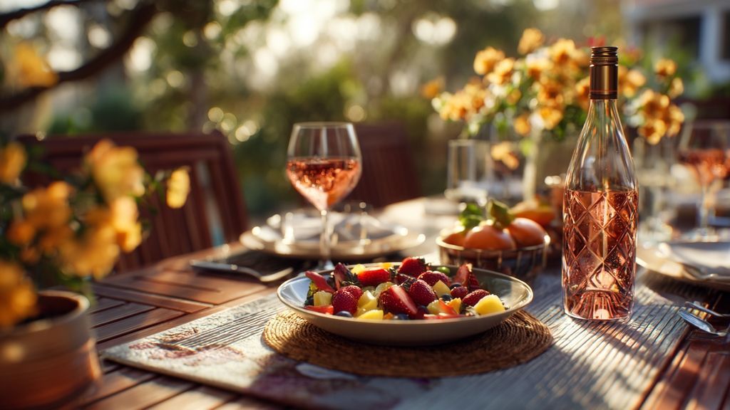 Quel rosé pour sublimer une salade de fruits ?